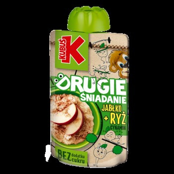 Kubuś Drugie śniadanie Mus jabłko + ryż cynamon 100 g