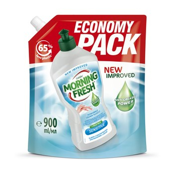 Morning Fresh Sensitive Skoncentrowany płyn do mycia naczyń 900ml opakowanie uzupełniające