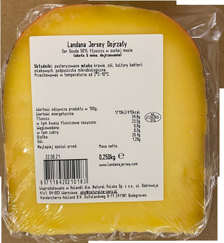 Ser Landana Gouda Jersey dojrzały 250g