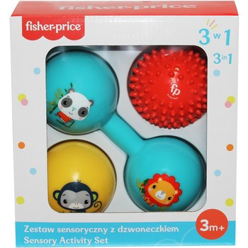 Fisher Price Zestaw sensoryczny z dzwoneczkiem 3 w 1