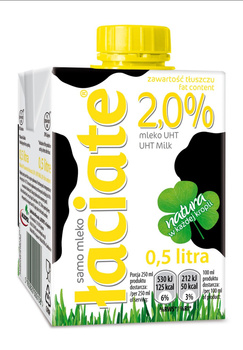 Łaciate Mleko UHT 2,0 % 500 ml