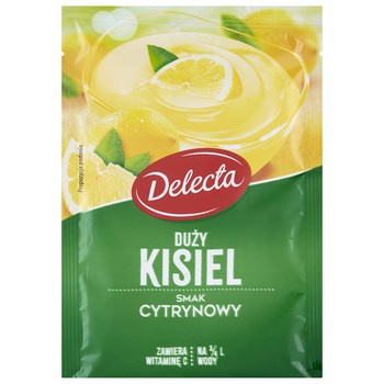 Delecta Duży kisiel smak cytrynowy 58 g