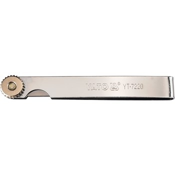 YATO Szczelinomierz 100 mm 17 listków 0,02-1 mm