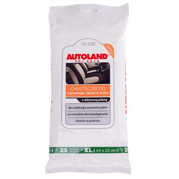 Chusteczki do tapicerek tekstylnych 25 sztuk Autoland
