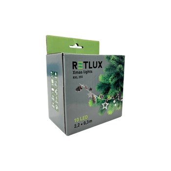 Girlanda nano z naturalną białą dekoracją 10LED -RXL355