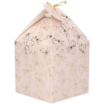 Pudełka na prezenty INCOOD 11x11cm składane 4 szt mix II pastel i złoty