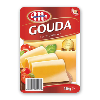 Mlekovita Ser Gouda w plastrach 150 g