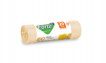 Forte+  Worki na śmieci BIOkompostowalne 20L 20 szt.