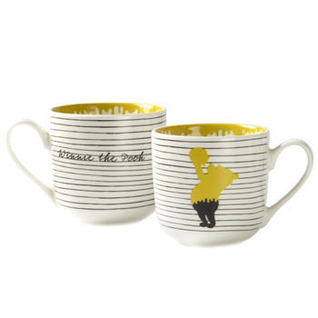 Kubek 455ml Paski Kubuś Puchatek Disney