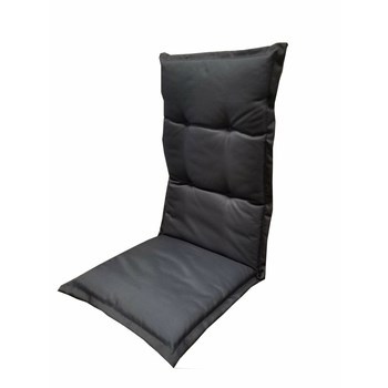 Poduszka wysokie oparcie antracytowa