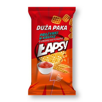ŁAPSY PRAŻYN W KRAT KETCH 110G