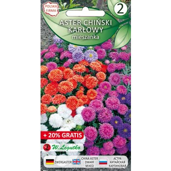 Aster chiński karłowy mieszanka  0,50+0,10g  Seria bazowa Legutko