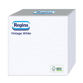 Serwetki Regina Vintage White 24 sztuk 33x33