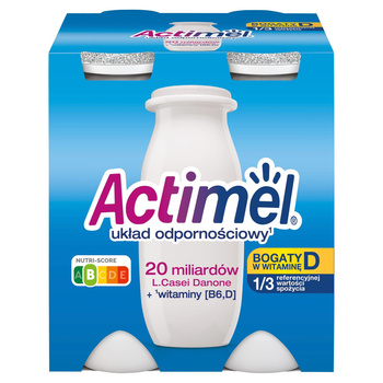 Actimel Mleko fermentowane o smaku klasycznym 400 g (4 x 100 g)