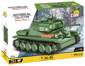COBI Historical Collection World War II T-34-85 286 klocków