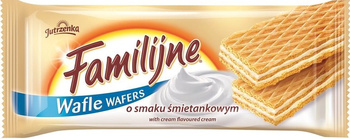 Familijne Wafle o smaku śmietankowym 180 g