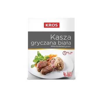 KROS KASZA GRYCZ.BIAŁA 4X100G