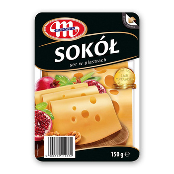 Mlekovita Sokół Ser w plastrach 150 g