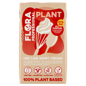Flora Professional Plant Mieszanka roztworu białka soczewicy olejów i tłuszczów roślinnych 31% 1 l