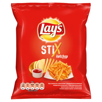 Lay's Stix Chipsy ziemniaczane o smaku ketchupu 40 g