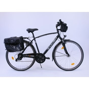 Rower trekkingowy 28 cali WOOSH + sakwy, licznik