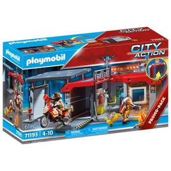 PLAYMOBIL Remiza strażacka 61 klocków