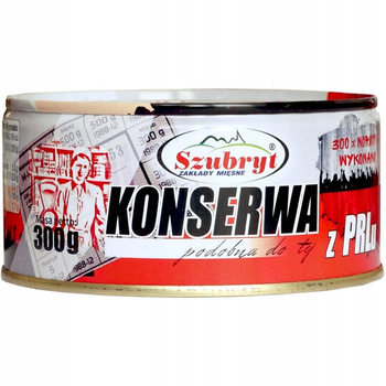 Konserwa jak z PRL-u Szubryt 300g