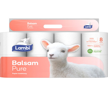 Lambi Balsam Pure Papier toaletowy 8 rolek