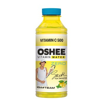 Oshee Vitamin Water Napój niegazowany o smaku cytrynowo-miętowym 555 ml