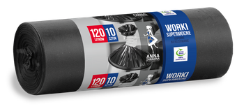 Anna Zaradna Worki na śmieci SUPERMOCNE 120L 10szt