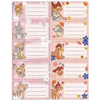 Naklejki na zeszyty Bambi