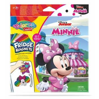 Zestaw kreatywny Colorino do wykonania magnesów na lodówkę Minnie