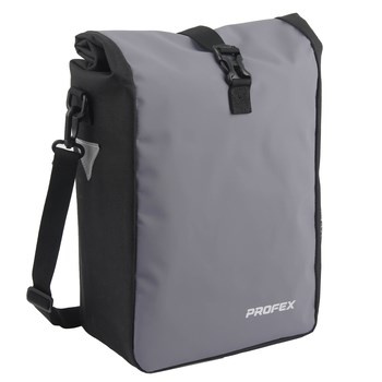 Torba boczna na bagażnik kurier czarna