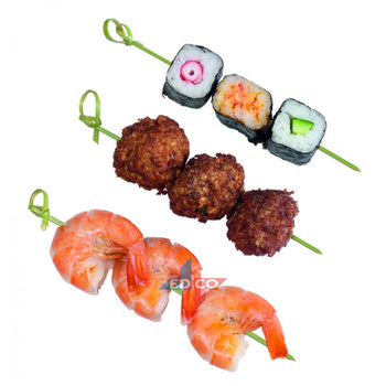 Szpikulce bambusowe do przekąsek 15 cm; 40 szt.