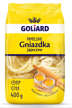 Goliard Makaron familijny gniazdka jajeczne 400 g