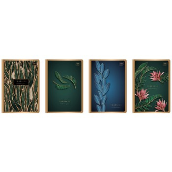 Zeszyt A5 96 kartek, kratka Metallic Gold, INTERDRUK