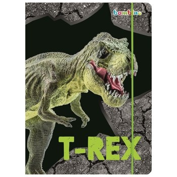 Bambino teczka z gumką A4 T-REX