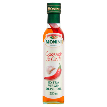 Monini Aromatyzowana oliwa z oliwek o smaku czosnku & chili 250 ml