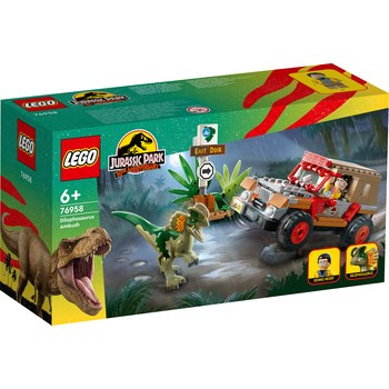 LEGO 76958 Jurassic World Zasadzka na dilofozaura