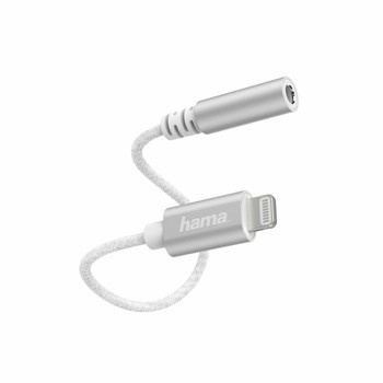 Adapter Lightning - Jack 3,5 mm Hama Biały