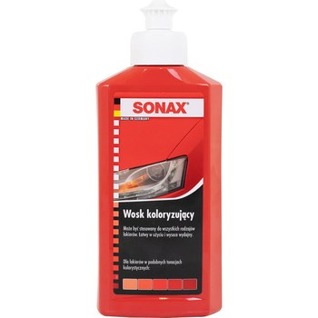 Wosk koloryzujący Sonax nano pro czerwony 250ml
