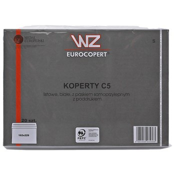 Koperta C-5 Offset 80 g; HK dł.bok; F-20
