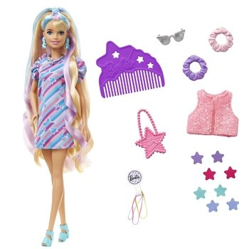 Barbie Lalka Totally Hair Gwiazdki