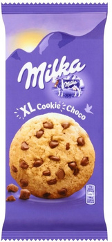 Milka XL Cookies Choco Ciastka z kawałkami czekolady mlecznej 184 g