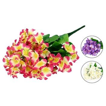 EM&EM Bukiet kwiatów sztucznych 9 główek 38 cm mix