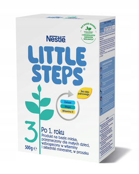 NESTLE LITTLE STEPS 3 Produkt na baziemleka dla małych dzieci po 1 roku 500g