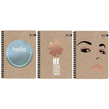 Kołozeszyt A4/80k. Kratka Kraft Liner HS