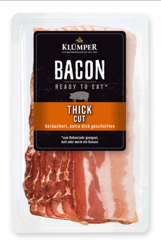 Bacon grube plastry 80g Klumper