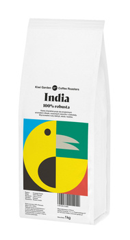 Kiwigarden India 1kg kawa ziarnista 100% RObusta