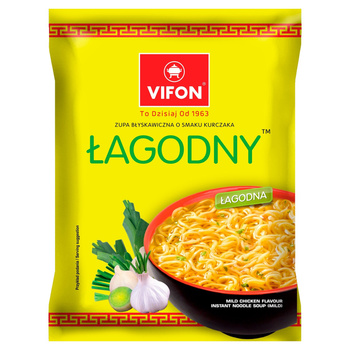 Vifon Zupa błyskawiczna o smaku kurczaka łagodny 70 g